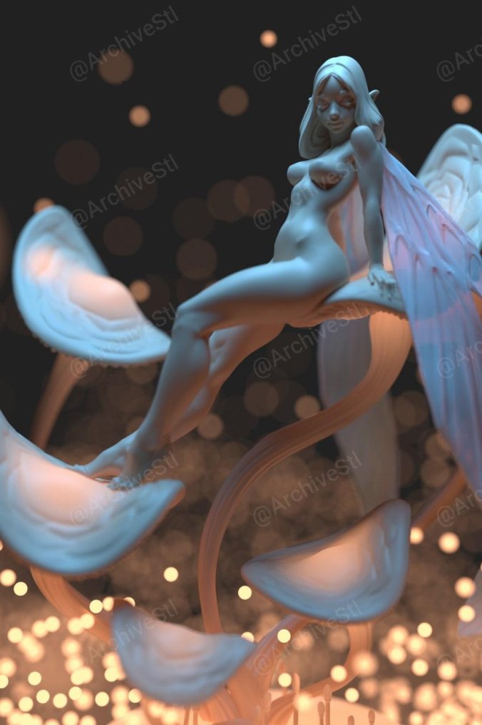 精灵 Oona Moon Fae 3D打印图纸